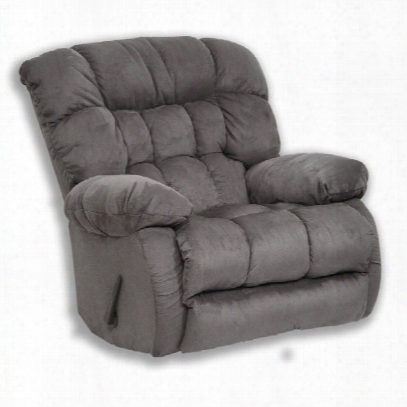 Catnapper Teddy Bear Oversized Rocker Recliner Chair In Graphite