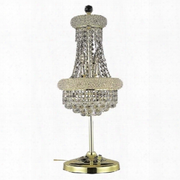 Elegant Lighting Primo 26 6 Light Royal Crystal Table Lamp