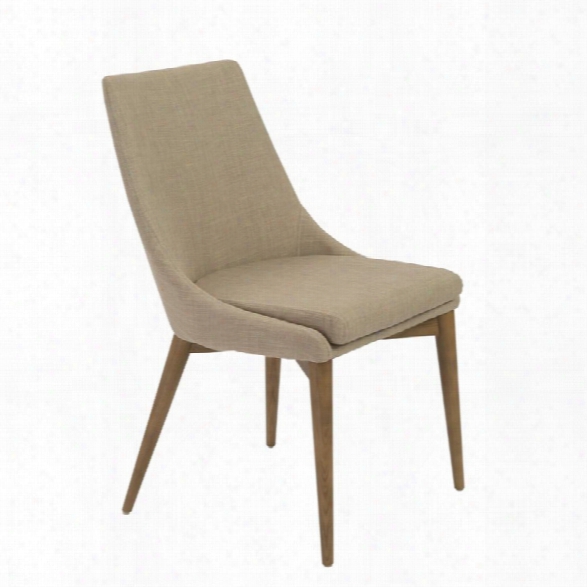 Eurostyle Calais Dining Chair In Tan (set Of 2)