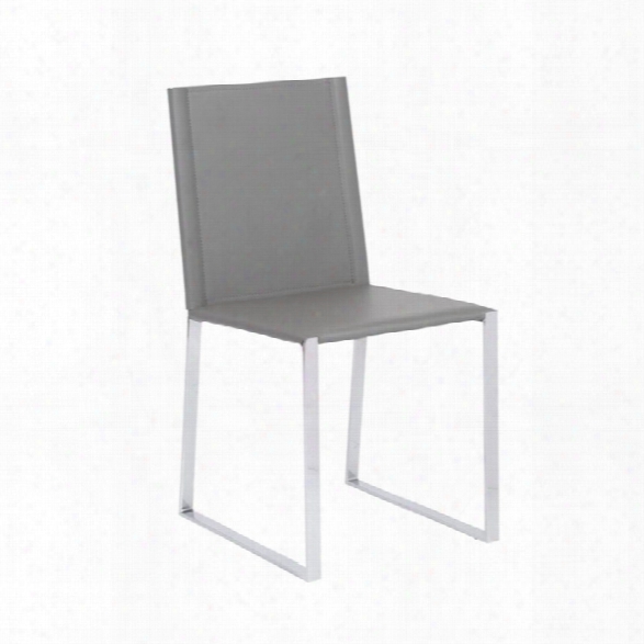 Eurostyle Cora Dining Chair In Gray (set Of 2)