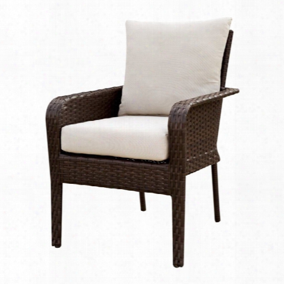 Furniture Of America Hamner Patio Dining Chair In Espresso (set Of 2)