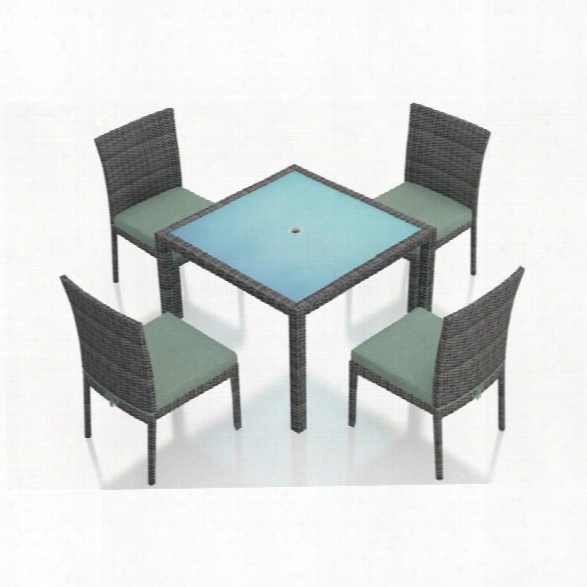 Harmonia Living District 5 Piece Patio Dining Set In Canvas Spa