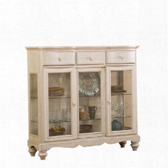 Hillsdale Pine Island Tall Buffet In Old White