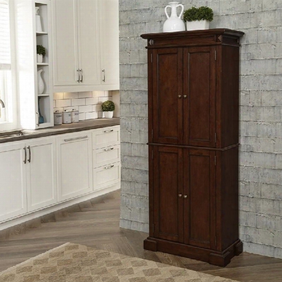 Home Styles Americana Kitchen Pantry In Cherry
