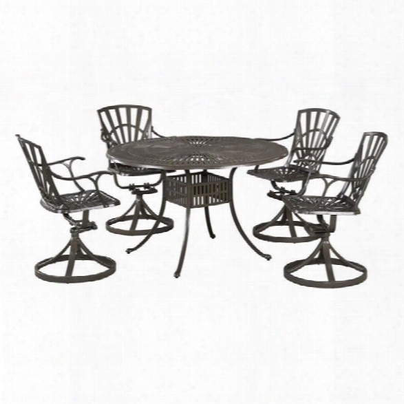 Home Styles Largo 5 Piece Dining Set In Taupe