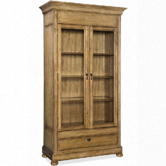 Hooker Furniture Archivist 2 Door Curio Cabinet In Toffee