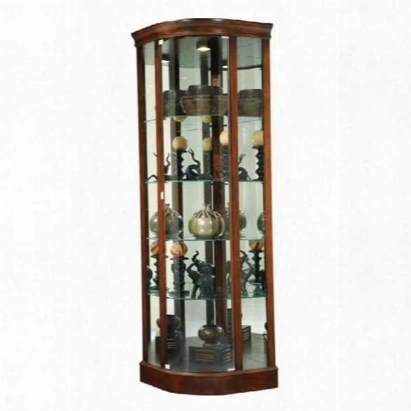 Howard Miller Marlowe Curio Cabinet In Cherry