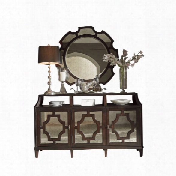 Lexington Kensington Place Wellshire Buffet With Mirror In Brown