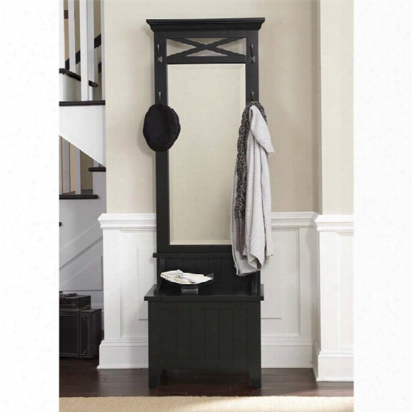 Liberty Furniture Hearthstone Hall Tree In Rustic Black