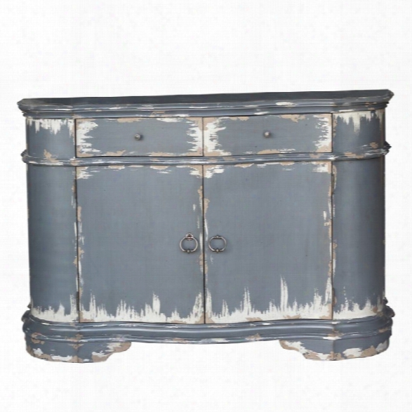 Pulaski Accentrics Home Gray Distressed Door Sideboard In Blue