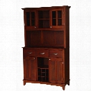 Home Styles Cherry Buffet with 2-Door Hutch