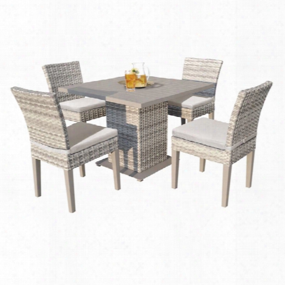 Tkc Fairmont 5 Piece 40 Square Patio Dining Set