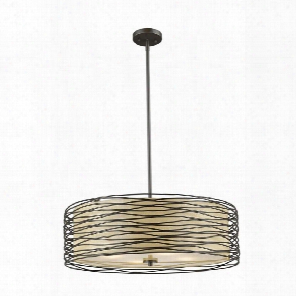 Z-lite Zinnia 4 Light Pendant In Bronze