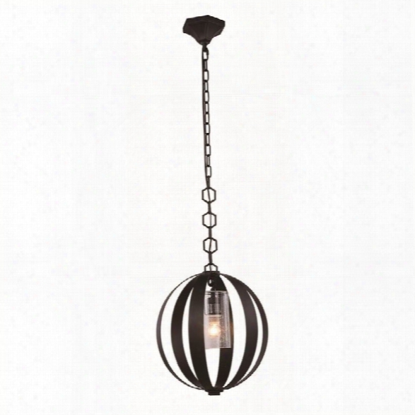 Elegant Lighting Serenity 15 Pendant Lamp In Bronze