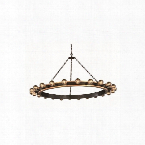 Elegant Lighting Winston 55 24 Light Pendant Lamp In Golden Iron