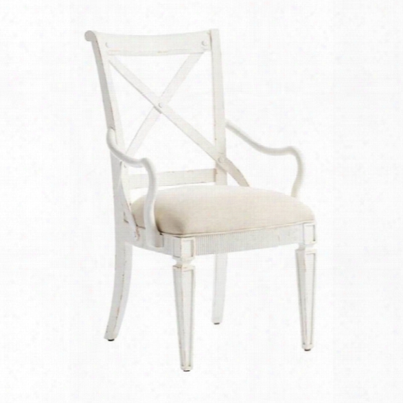 Juniper Dell Arm Chair In 17th Century White