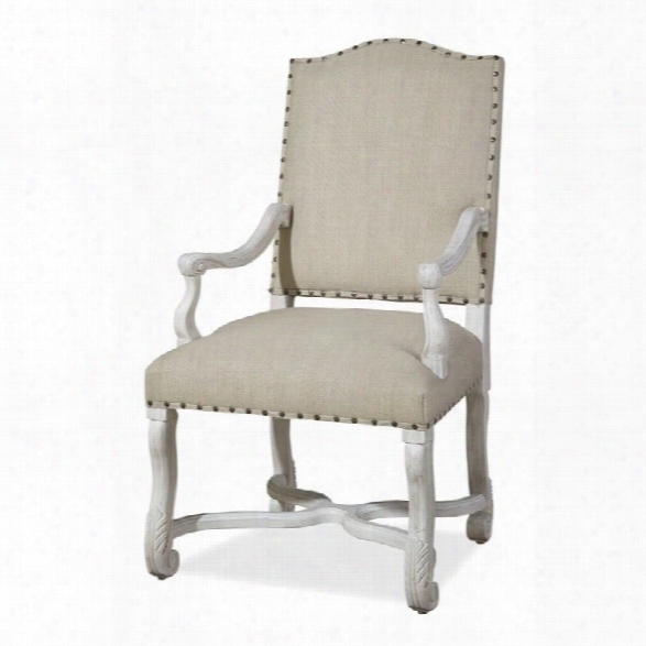 Paula Deen Homedogwood Upholstered Dining Arm Chair In Blossom