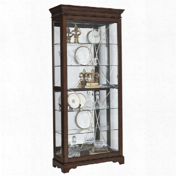 Pulaski Curio Cabinet In Harley Brown