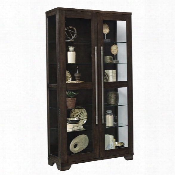 Pulaski Zadie Double Door Curio In Brown