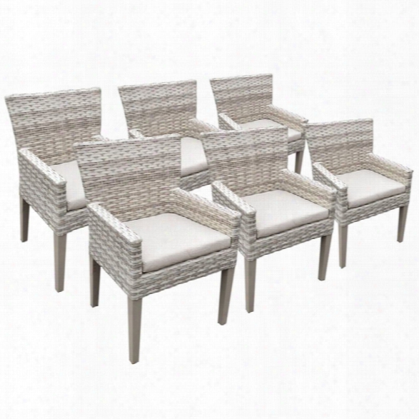 Tkc Fairmont Patio Dining Arm Chair (set Of 6)