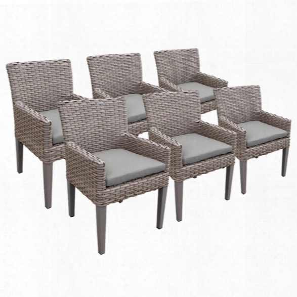 Tkc Oasis Patio Dining Arm Chair (set Of 6)