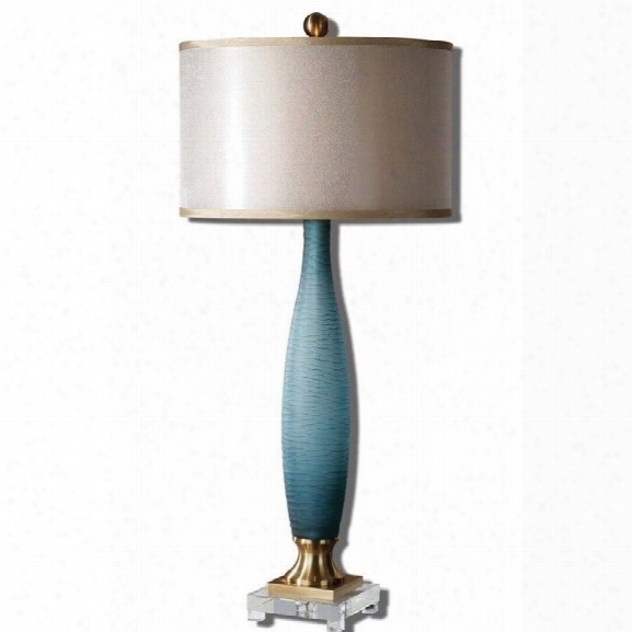 Uttermost Alaia Melancholy Glass Table Lamp