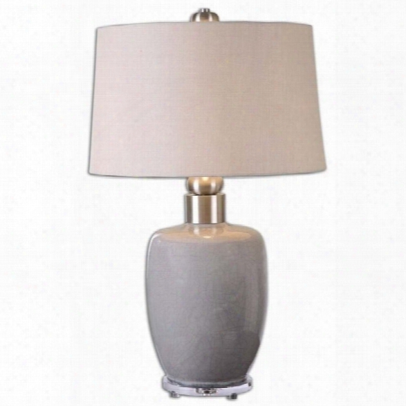 Uttermost Ovidius Gray Glaze Lamp