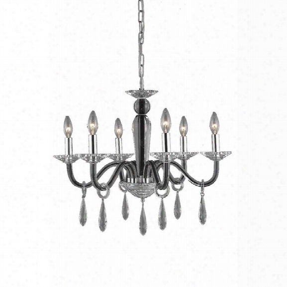 Elegant Lighting Avalon 23 6 Light Elements Crystal Chandelier