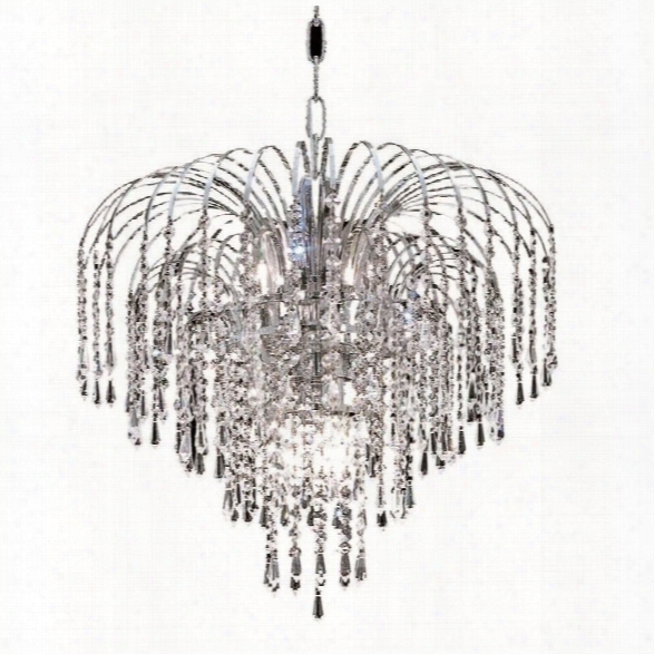 Elegant Lighting Falls 19 6 Light Elements Crystal Chandelier