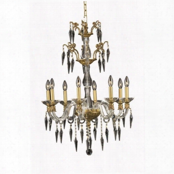 Elegant Lighting Grande 25 8 Light Elements Crystal Chandelier