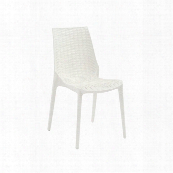 Eurostyle Lucrezia Stacking Side Chair In Linen (set Of 6)