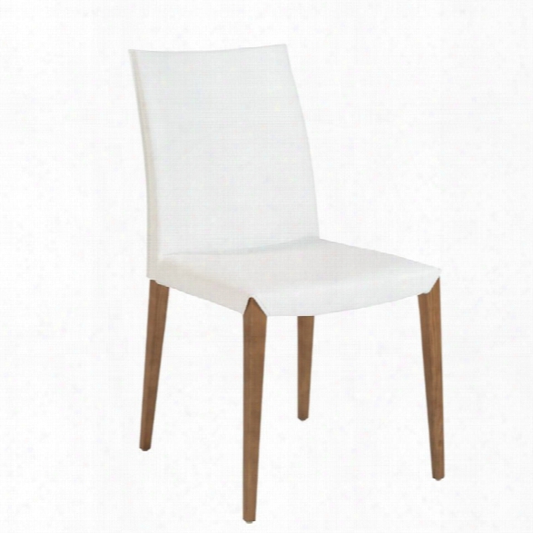 Eurowtyle Maricella Dining Chair In White (set Of 2)