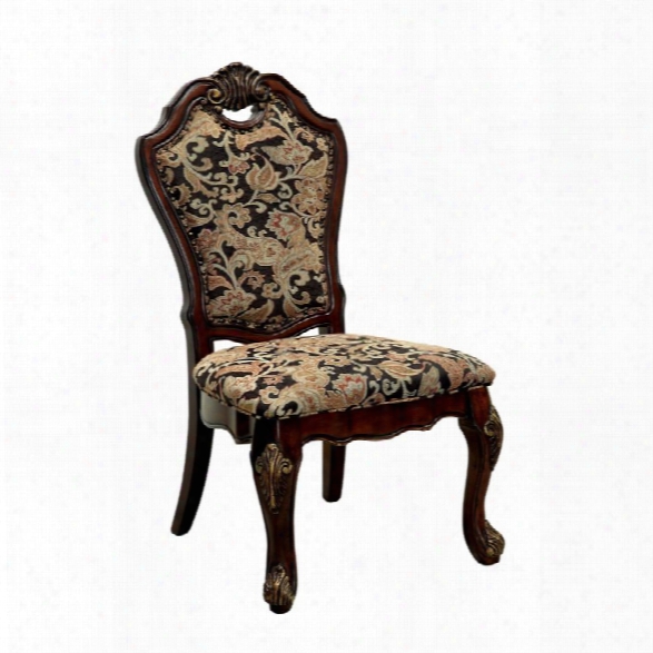 Furniture Of America Fruett Dining Chair In Cherry (set Of 2)