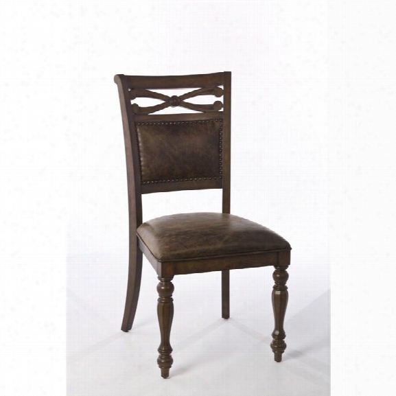 Hillsdale Seaton Springs Dining Chair In Weathered Walnut (set Of )