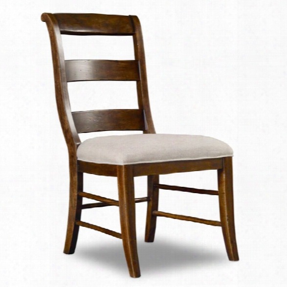 Hooker Furniture Archivist Armless Dining Chair In Pecan