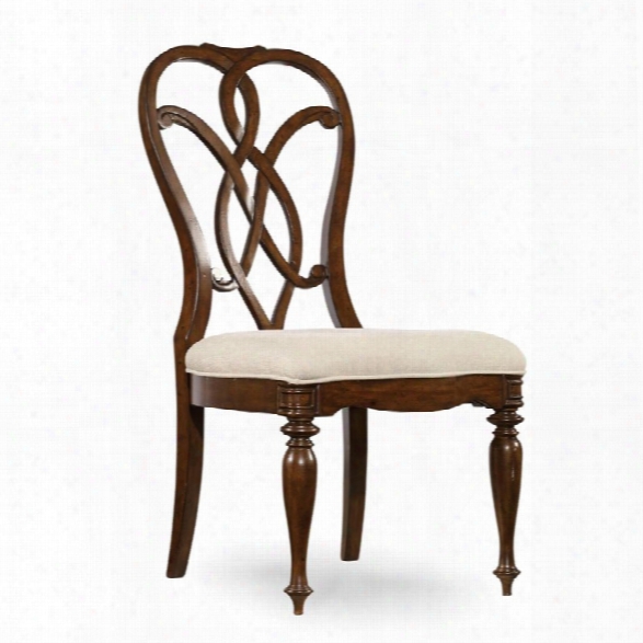 Hooker Furniture Leesburg Splatback Dining Side Chair In Mahogany
