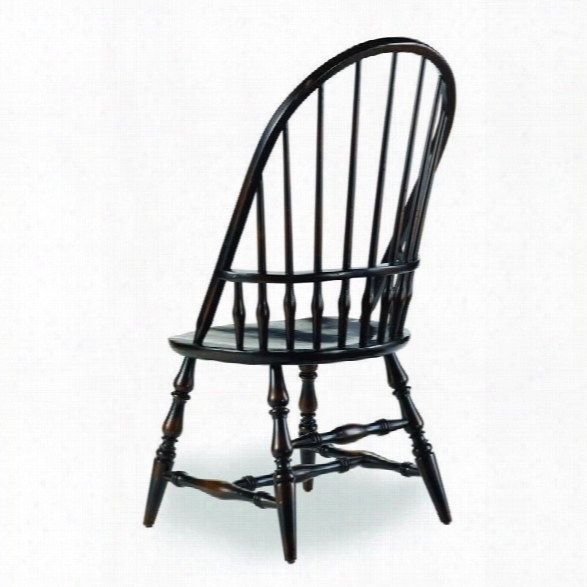 Hooker Furniture Sanctuary Windsor Dining Chair In Ebony