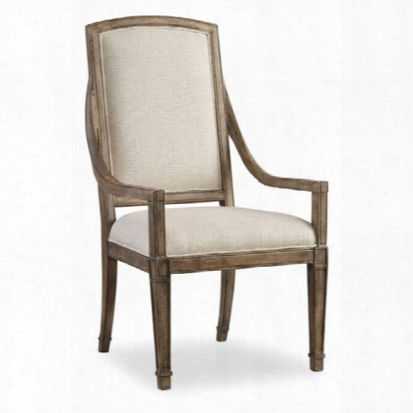 Hooker Furniture Solana Host Dining Chair In Light Oak