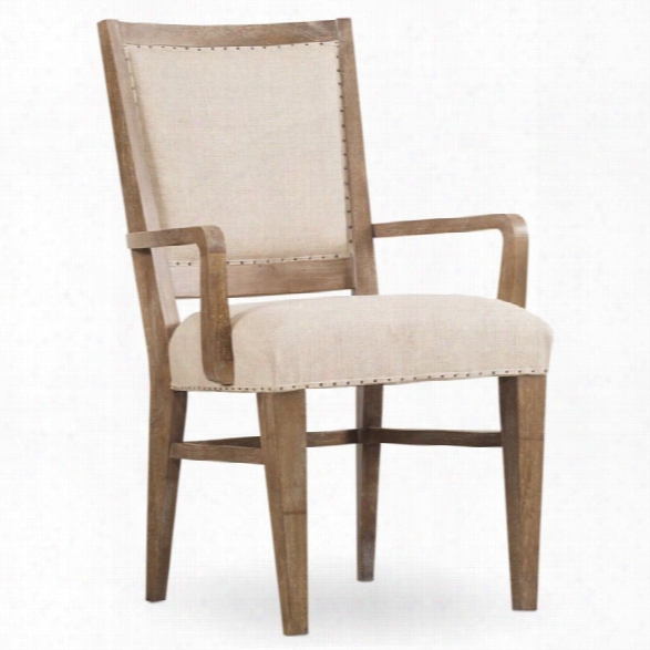 Hooker Furniture Studio 7h Upholstered Dining Arm Chair In Beige