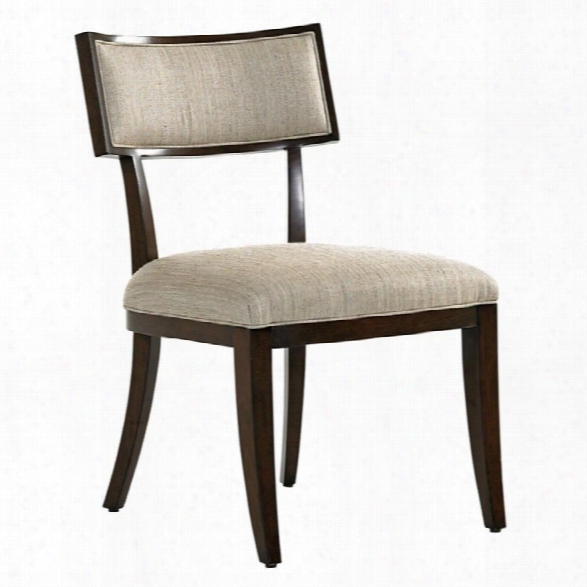 Lexington Macarthur Park Whittier Ddining Side Chair In Brown And Wheat