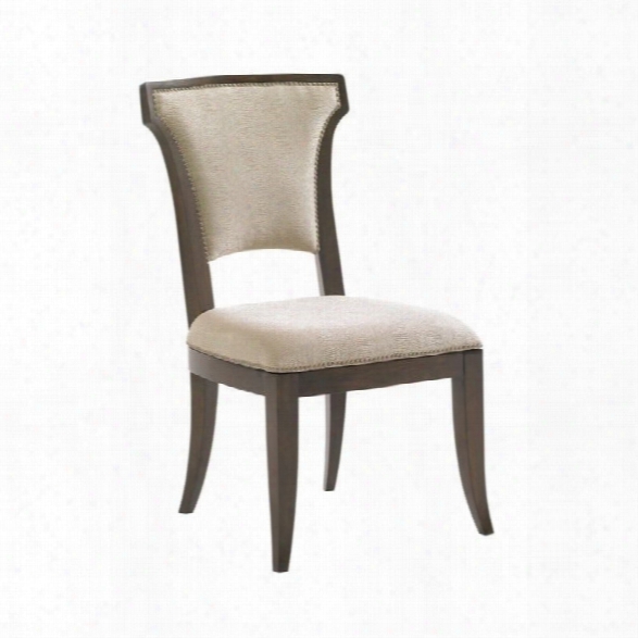 Lexington Tower Place Seneca Upholstered Side Chair In Rose Gold