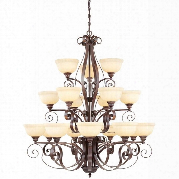 Livex Manchester Chandelier In Imperial Bronze