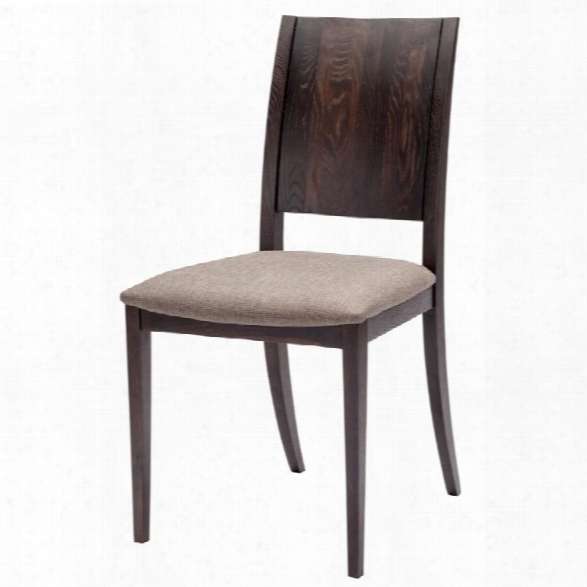 Nuevo Eska Dining Side Chair In Seared Brown