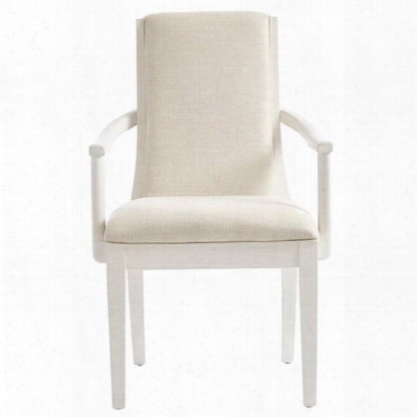 Stanley Furniture Panavista Madagascar Arm Chair In Alabaster