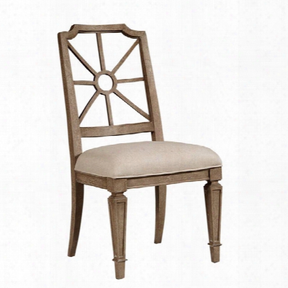 Stanley Furniture Wethersfield Estate Side Chair In Brimfield Oak