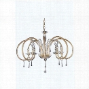 Elegant Lighting Scroll 44 8 Light Elements Crystal Chandelier