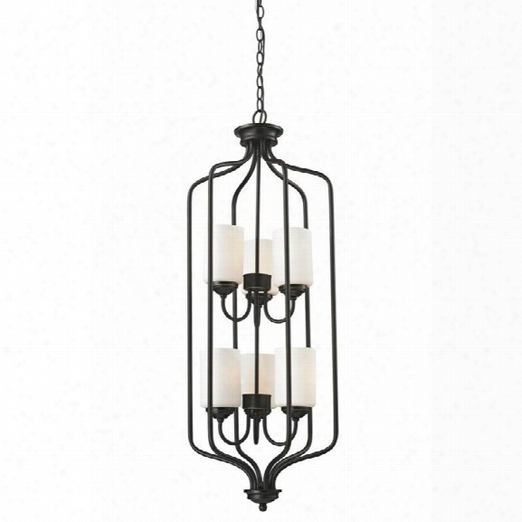 Z-ite Cardinal 6 Light Pendant In Olde Bronze