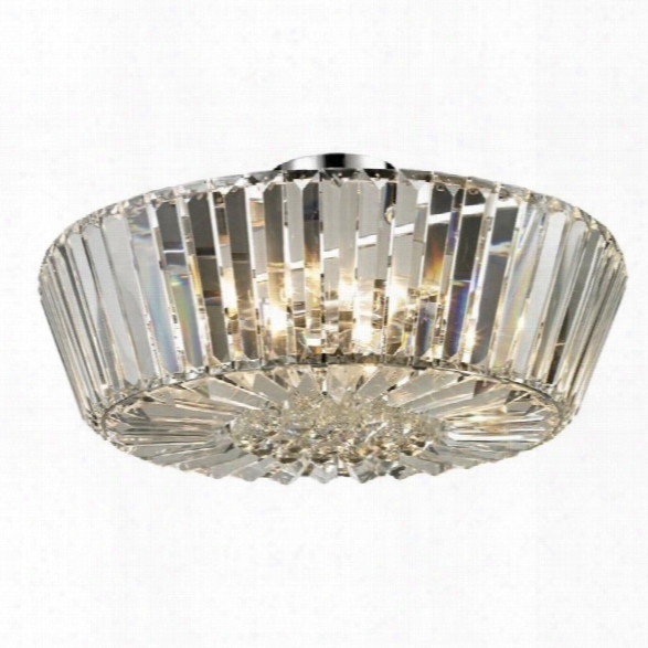 Dale Tiffany Lena Crystal Flush Mount