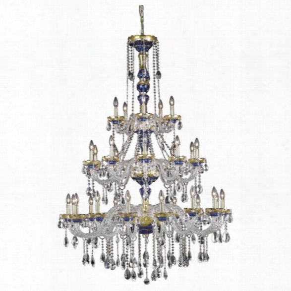 Elegant Lighting Alexandria 45 30 Light Spectra Crystal Chandelier