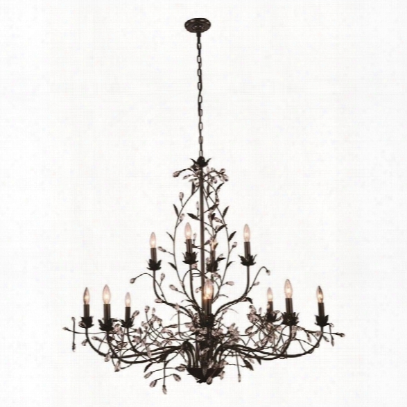 Elegant Lighting Arbor 49 12 Light Royal Crystal Chandelier